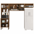 Cozinha 3 Peças New Valencia Vidro Fume (s/Balcão) – Salletto - 5.5/TD 4