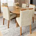 Mesa Isis 180x90 + 6 Cadeiras Sophia – Leifer + WM Decor - 1.4/TD 3
