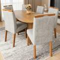 Mesa Isis 180x90 + 6 Cadeiras Sophia – Leifer + WM Decor - 1.4/TD 2