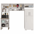Cozinha 3 Peças New Valência (S/Balcão) – Sallêto - 2,48m - 4.7/TD 4