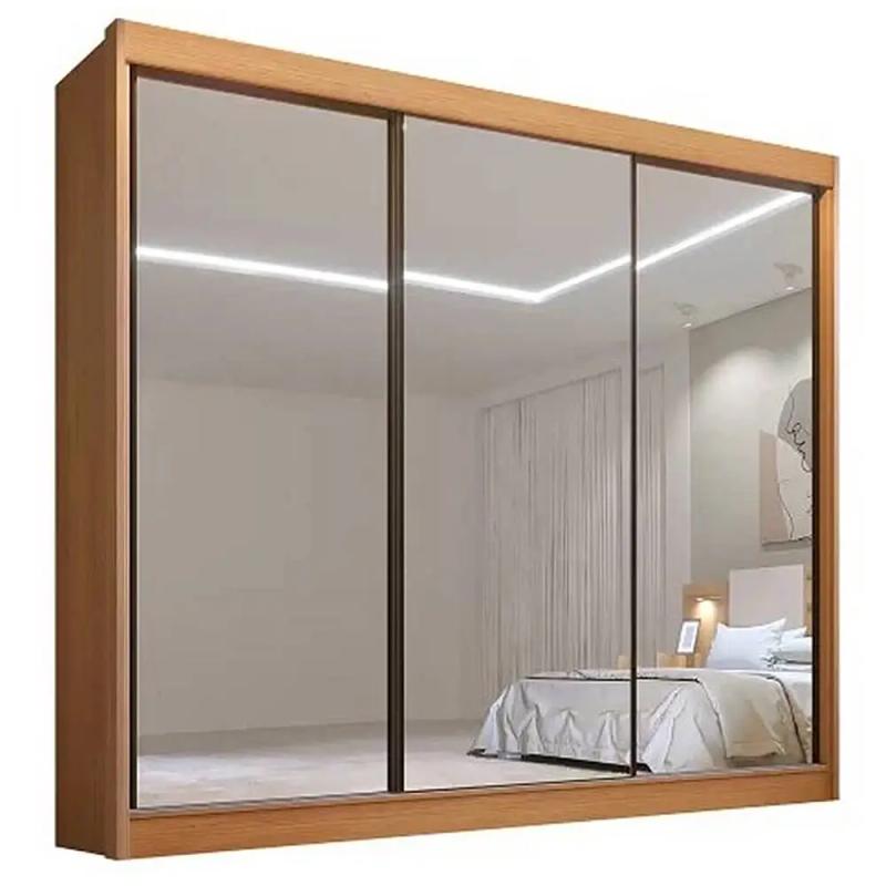 Roupeiro Dubai 3P 6G C/espelhos - 2,73m - 100%MDF 2.7/SR/PR