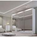 Roupeiro Dubai 3P 6G  C/espelhos - 2,73m - 100%MDF 2.7/SR/PR 2