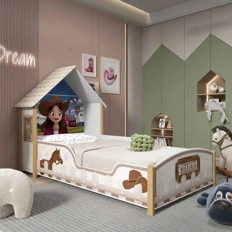 Cama Infantil Boiadeira - 100MDF% - 1,07m - Gelius - 7.3/SR