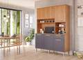 Kit Cozinha Mila  1,51m - 6P 1G – MGM Móveis - 100% MDF -  7.4/LD/7.3/TD 2