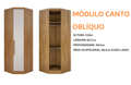 Roupeiro GR Modulado Rizon Solteiro - Novo Horizonte - 4.54/TRA 5