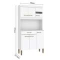 Kit Cozinha Carla K090 6P 1G 0,90m – FELLICCI - 2.7/TD 5