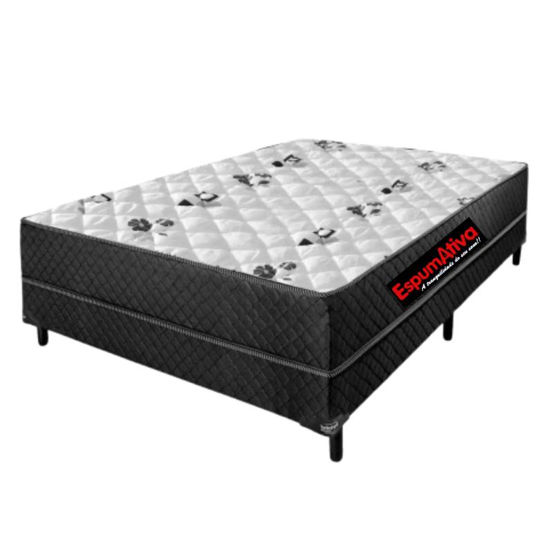 Cama Box Cônjugada Casal D28 Casca de Ovo - EspumAtiva