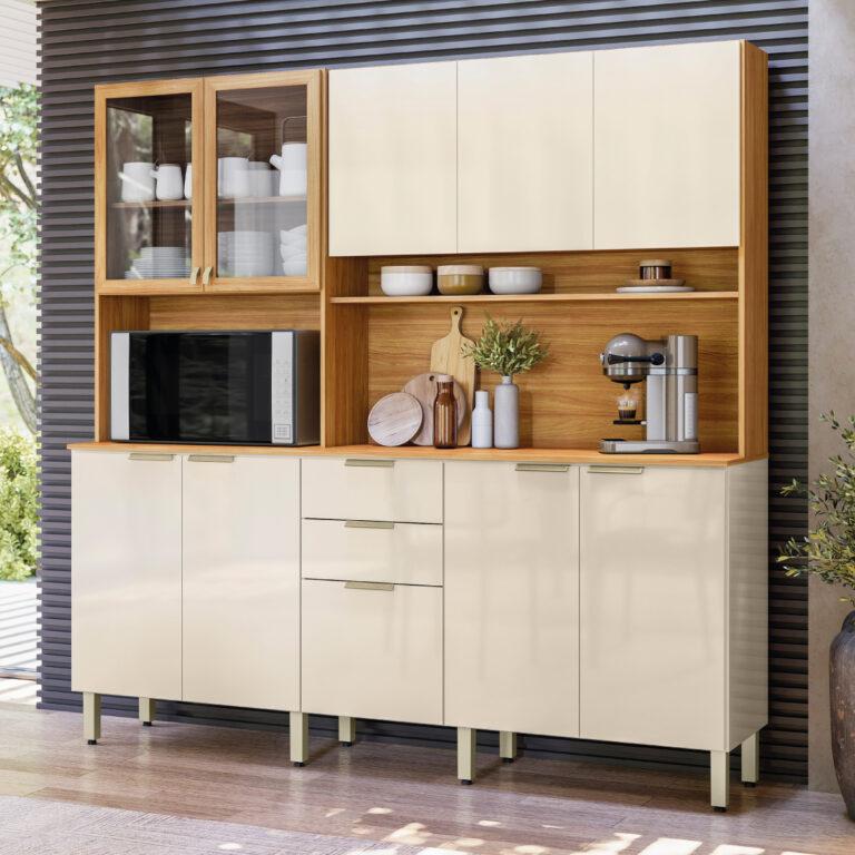Kit Cozinha Amora  1,98m  – DEMÓBILE - 8.2/TD