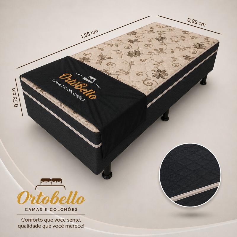 Cama Box Cônjugada Solteiro D26 Lisboa - Ortobello