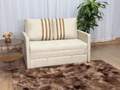 Estofado Sofá Cama Dominic Linho/Courino 1,40m - Luxury - 1.10/LD 10