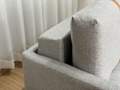 Estofado Sofá Cama Dominic Linho/Courino 1,40m - Luxury - 1.10/LD 15