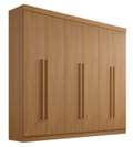 Roupeiro Monte Carlo 6P4G - 2,32m - 100% MDF -  D'Doro - 1.4/SR 1