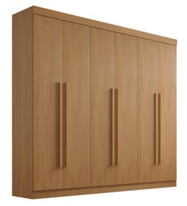 Roupeiro Monte Carlo 6P4G - 2,32m - 100% MDF - D'Doro - 1.4/SR