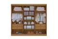 Roupeiro Monte Carlo 6P4G - 2,32m - 100% MDF -  D'Doro - 1.4/SR 4
