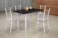 Conjunto de Mesa Dany 100×60  - c/4cadeiras - Soma - 4.3/SR 2