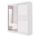 Roupeiro Atenas 2P C/ 1 Espelho 3G internas - 100% MDF   - 1.85m - D Doro - 1.8/SR 4