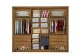 Roupeiro Dubai 3P 6G  C/espelhos - 2,73m - 100%MDF 2.7/SR/PR 5