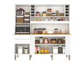 Kit Cozinha Catar 6P 2G - 2.00m - Salleto - 9.1/SR/LD/RF 2