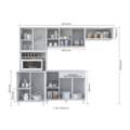 Cozinha Compacta Vitória Pop Plus 12P1G 4peças -2,21m - Paraná - 6.3/SR 3