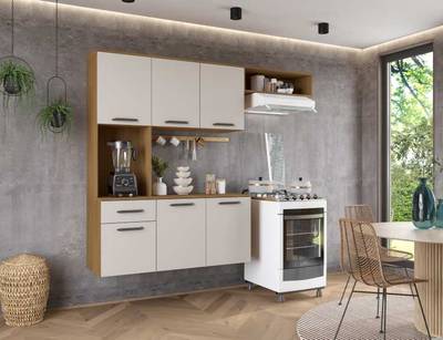 Cozinha Suspensa Gisele Pop Plus 5P2G2N  - 1,66M Paraná - 2.7/SR
