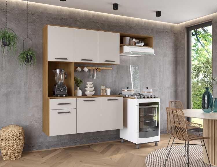 Cozinha Suspensa Gisele Pop Plus 5P2G2N - 1,66M Paraná - 2.7/SR