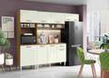 Cozinha Aurora c/ Balcao Arv Atenas 9P1G 2,49M - Aramoveis 6.8/SR 2
