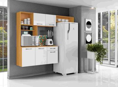 Cozinha Suspensa Nanda - 5P1G -1,79m - Aramóveis -2.9/SR