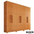 Roupeiro Sergipe 6 P C/Pés Larg. 1.80m -  100%MDF - Bianchi 8.0/RF 2