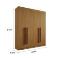 Roupeiro Da Vinci Plus 4 Portas - 1.85m -100% MDF -  D Doro - 1.2/RF/SR 3