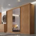 ROUPEIRO GR DIAMOND 3P CORRER 8G C/ 1 ESPELHO NOVO HORIZONTE 100%MDF - 2,41m - 1.85/RF/PR/TD/RN/TRA 3
