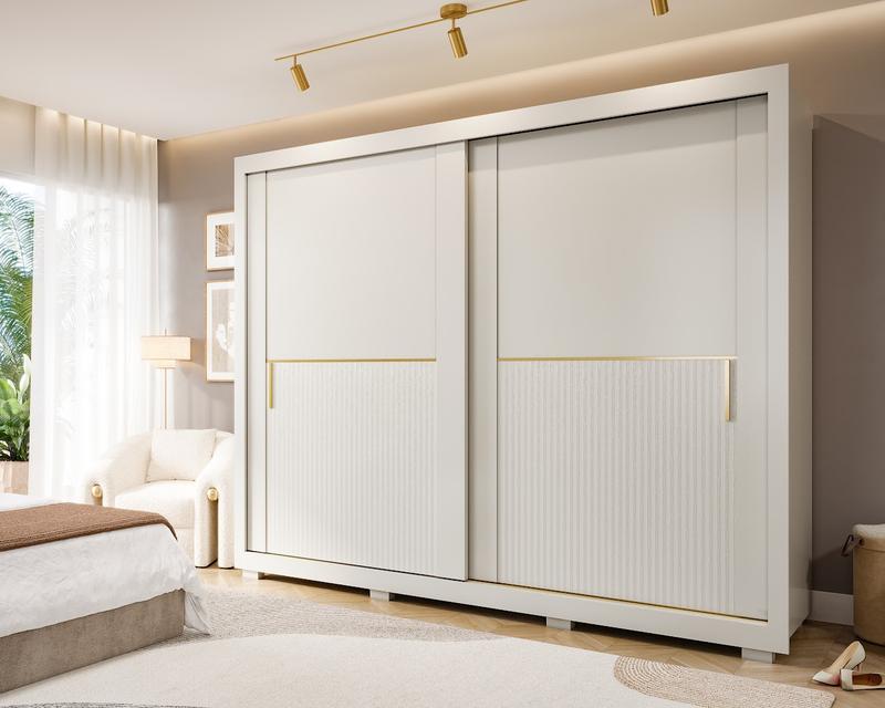 ROUPEIRO CLARICE 2,69m - 2P 6G - 100%MDF - PANAN - 1.85/TRA
