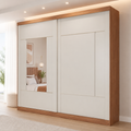 ROUPEIRO OLIVIA 2,29 -  2P 4G - 100% MDF - C/ ESPELHO - PANAN 1.4/TRA 1