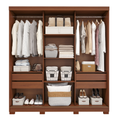 ROUPEIRO BUZIOS 1,99m  3P 4G - 100% MDF - PANAN -  1.16/tra 2