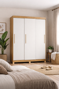 ROUPEIRO BEIJA FLOR 1,85m  -3p 4g - 100%mdf - VALDEMOVEIS - 9.9/TRA 1