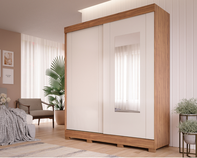 ROUPEIRO ILHEUS 1,83m - 2p 3g - 100% mdf - PANAN - 9.8/TRA