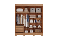 ROUPEIRO ILHEUS 1,83m  - 2p 3g - 100% mdf - PANAN - 9.8/TRA 2