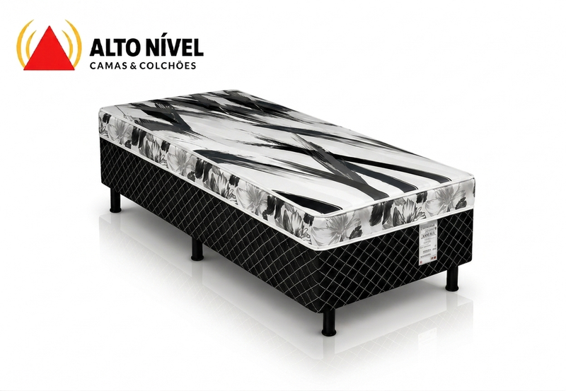 Cama Box Cônjugada Solteiro D33 Mônaco - 1.3/AN