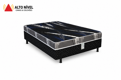Cama Box Cônjugada Casal D33 Orion Black - 1.7/AN