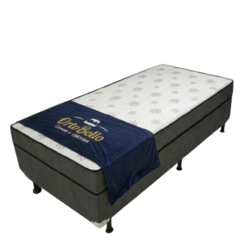Cama Box Cõnjugada Solteiro D33 Milano Confort Molas Ensacadas - Ortobello