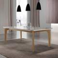 Mesa Londrina 180  c/ 6 Cadeiras Pérola Linho Areia– RUFATO + WJ DECOR 3.1/TD 3