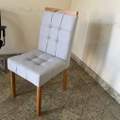 Mesa Salinas 100 x 90cm(Tampo Dakota s/ vidro) com 4 Cadeiras Sophia - Cel Móveis - 69/TD 7