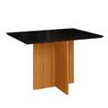 Mesa Jantar Helo 120×90 Tampo MDF/Vidro  Base MDF - Poliman - 3.9/ LD/3.8/RF 2